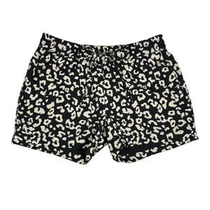 W118 by Walter Baker Shorts Pockets Mid-Rise Womens XS Black Beige Animal Print